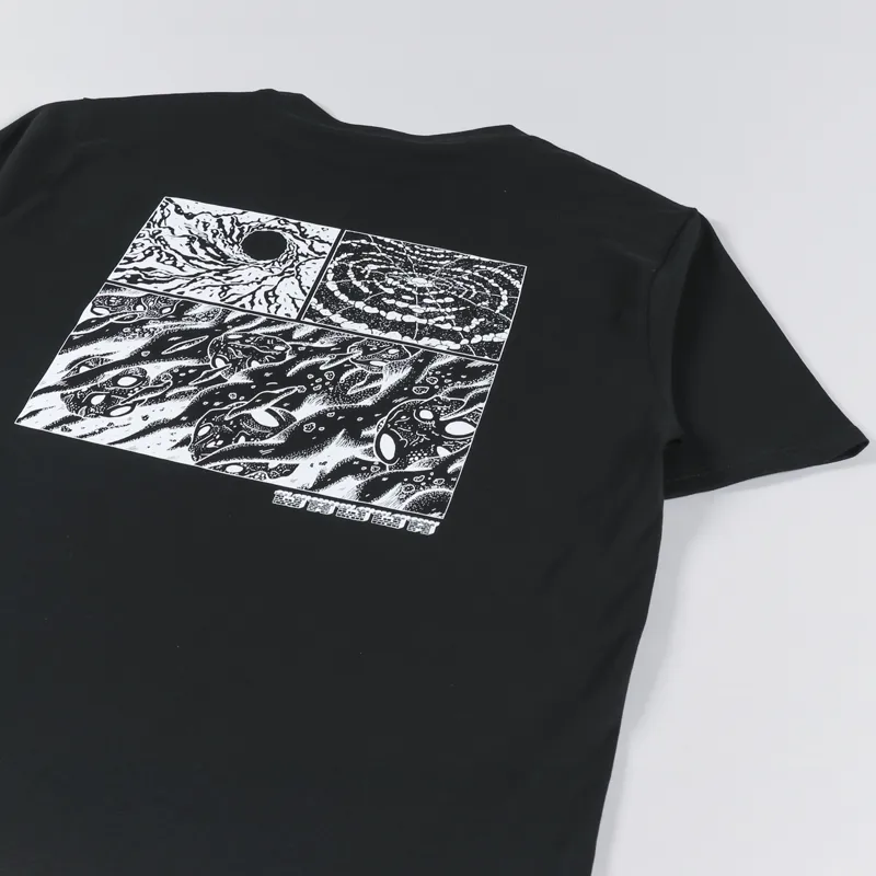 WAWWA Future Daze Organic T Shirt Black-2