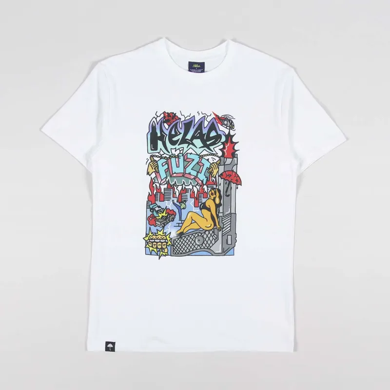 Helas Fuzi Chaos T Shirt White