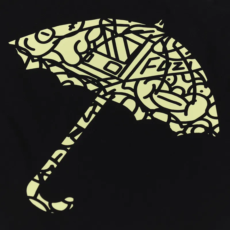 Helas Fuzi Umbrella T Shirt Black-5