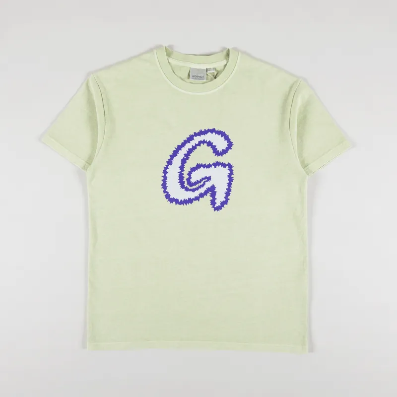 Gramicci Fuzzy G Logo T Shirt Smoky Mint Pigment