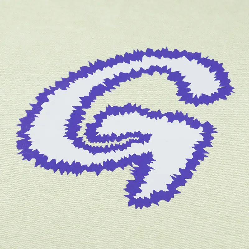Gramicci Fuzzy G Logo T Shirt Smoky Mint Pigment-1