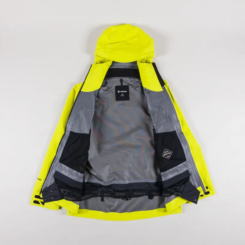 Goldwin GORE-TEX 3L Jacket Lime Yellow-1