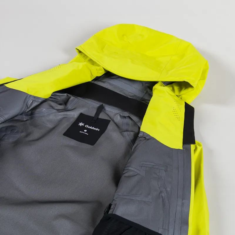 Goldwin GORE-TEX 3L Jacket Lime Yellow-4