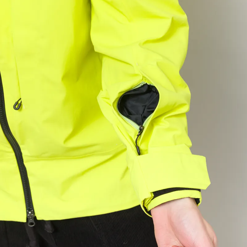 Goldwin GORE-TEX 2L Jacket Lime Yellow-9