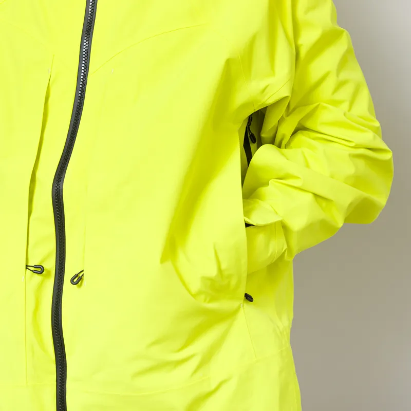Goldwin GORE-TEX 2L Jacket Lime Yellow-8