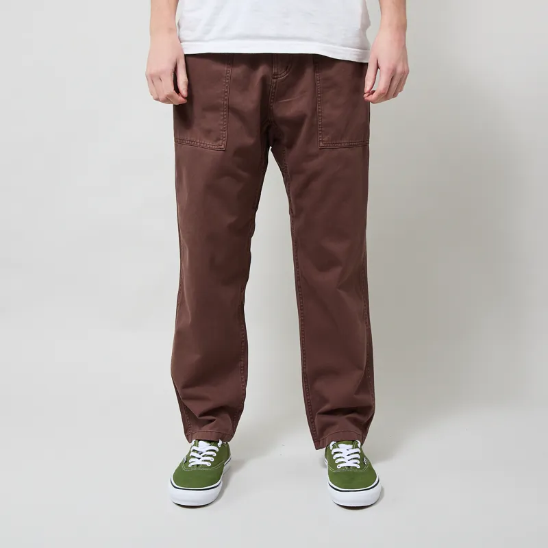 Gramicci Loose Tapered Ridge Pants Brown Pigment