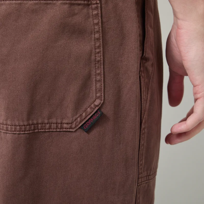 Gramicci Loose Tapered Ridge Pants Brown Pigment-6