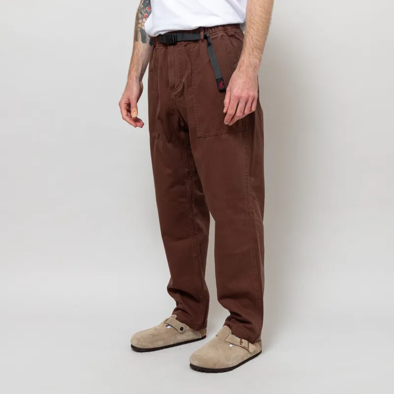 Gramicci Loose Tapered Ridge Pants Tobacco-1