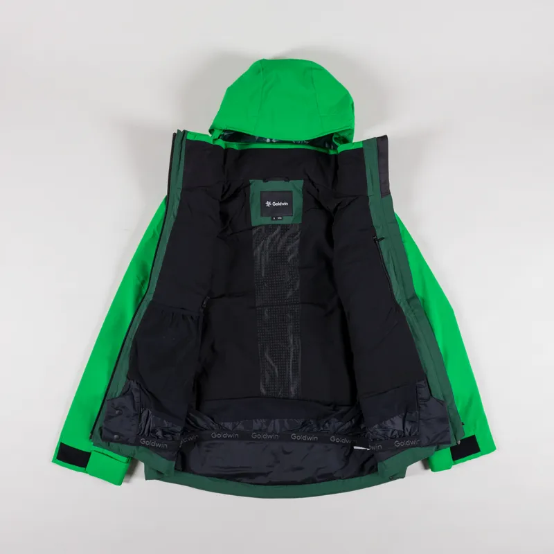 Goldwin Similar Color Jacket Deep Green-1