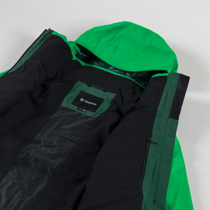 Goldwin Similar Color Jacket Deep Green-4