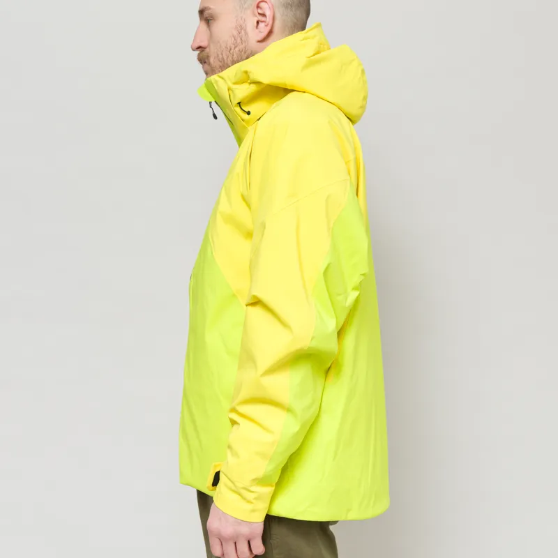 Goldwin Similar Color Jacket Lime Yellow-2