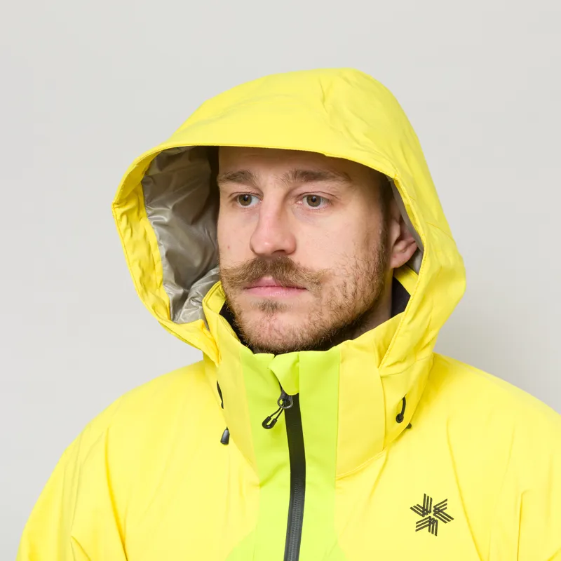 Goldwin Similar Color Jacket Lime Yellow-10