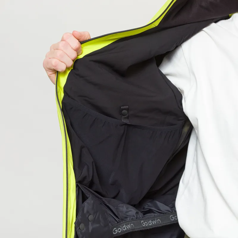 Goldwin Similar Color Jacket Lime Yellow-5
