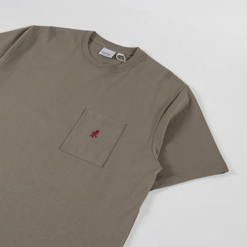 Gramicci One Point T Shirt Coyote-1