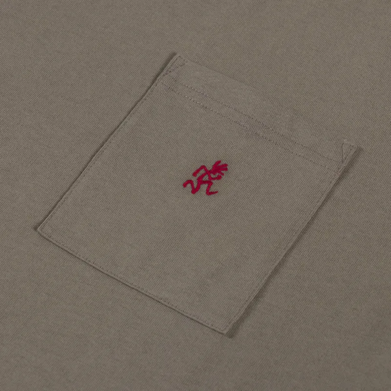 Gramicci One Point T Shirt Coyote-3