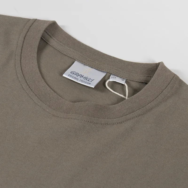 Gramicci One Point T Shirt Coyote-2