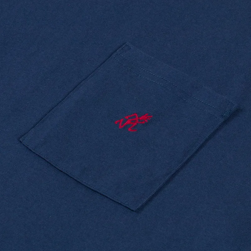 Gramicci One Point T Shirt Navy-2