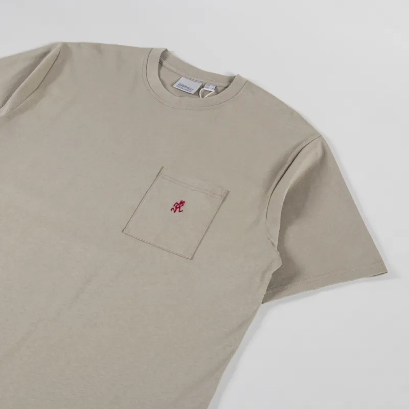 Gramicci One Point T Shirt Smoky Sand-1