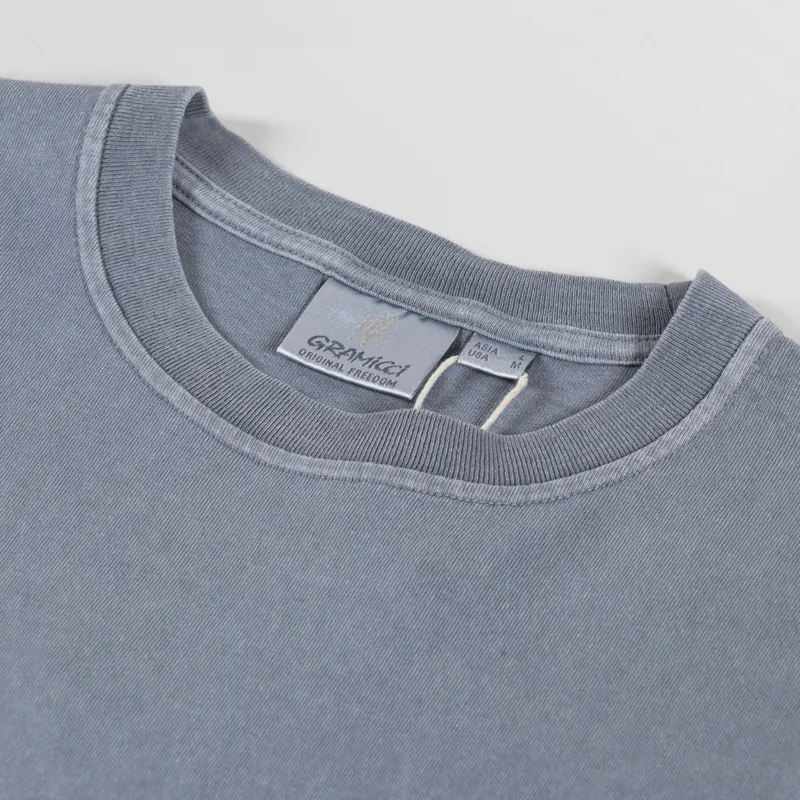Gramicci One Point T Shirt Slate-2