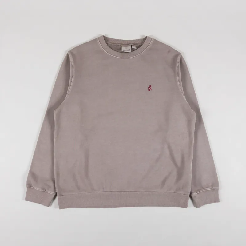 Gramicci One Point Crew Sweatshirt Sand Pigment