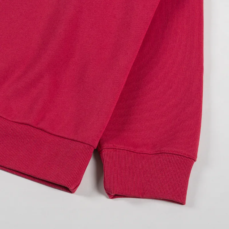 Gramicci One Point Crew Sweatshirt Crimson Red-5