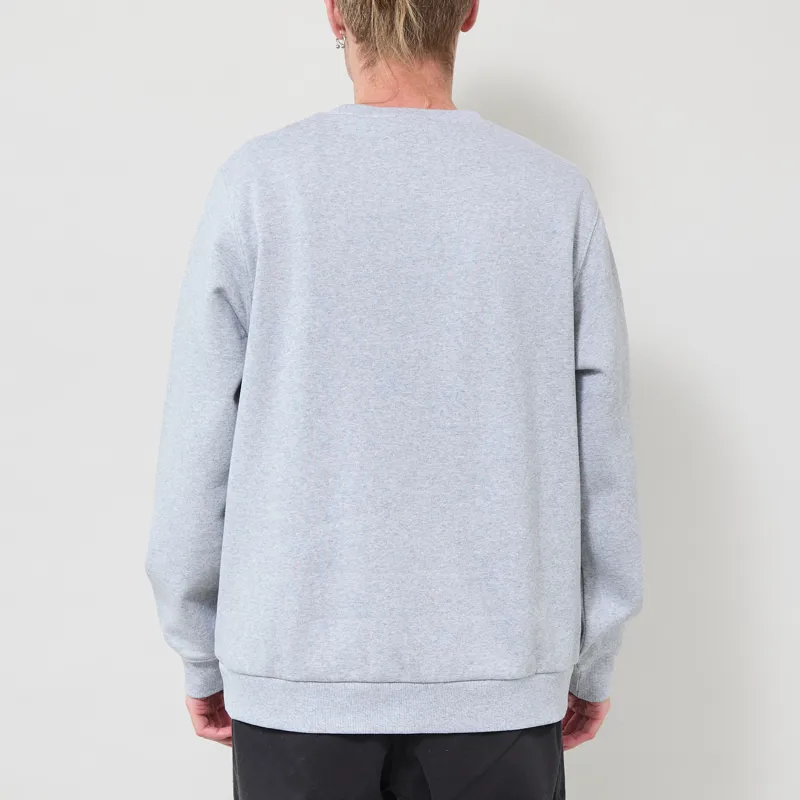 Gramicci One Point Crew Sweatshirt Grey Heather-2