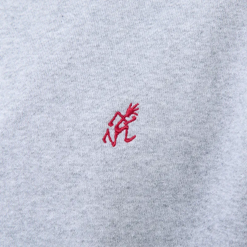 Gramicci One Point Crew Sweatshirt Grey Heather-4