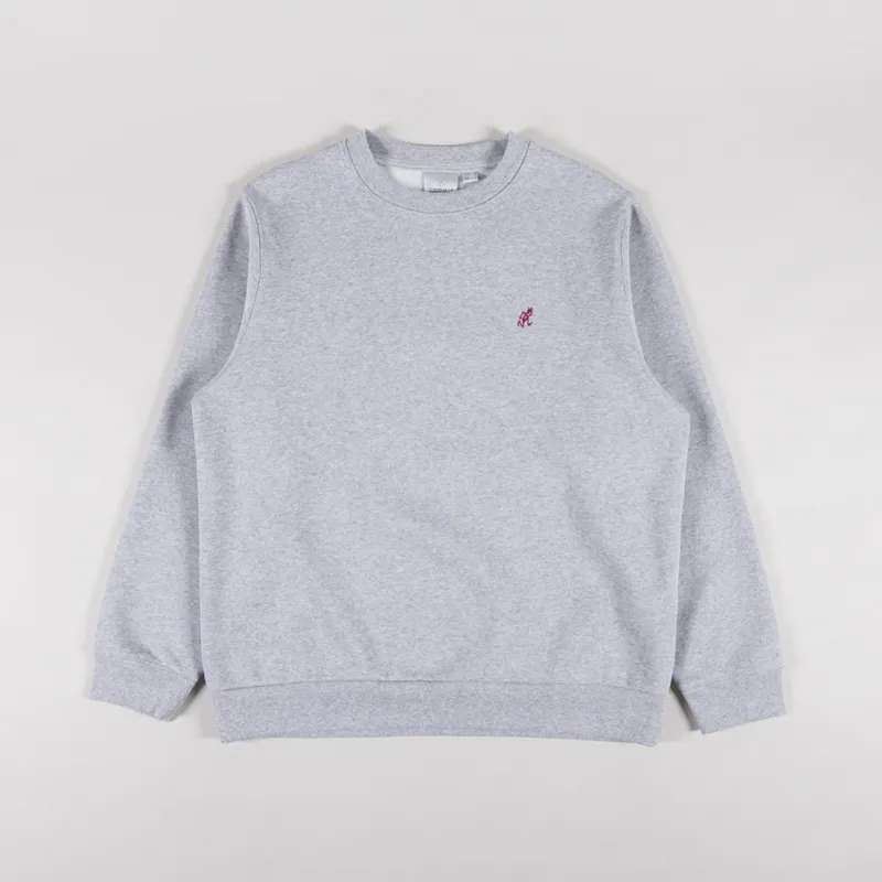 Gramicci One Point Crew Sweatshirt Heather Grey