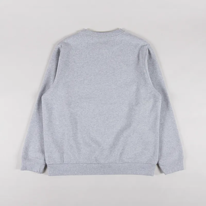 Gramicci One Point Crew Sweatshirt Heather Grey-1