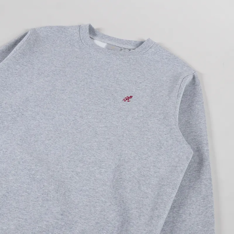 Gramicci One Point Crew Sweatshirt Heather Grey-2