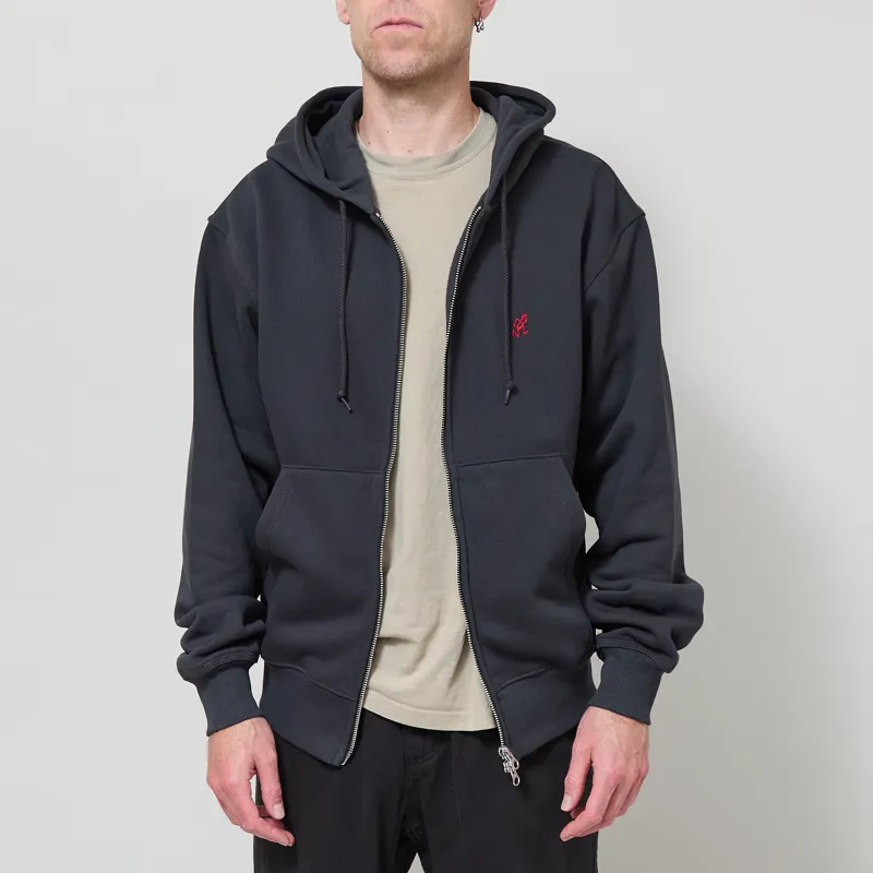 Gramicci One Point Zip Hood Vintage Black-1