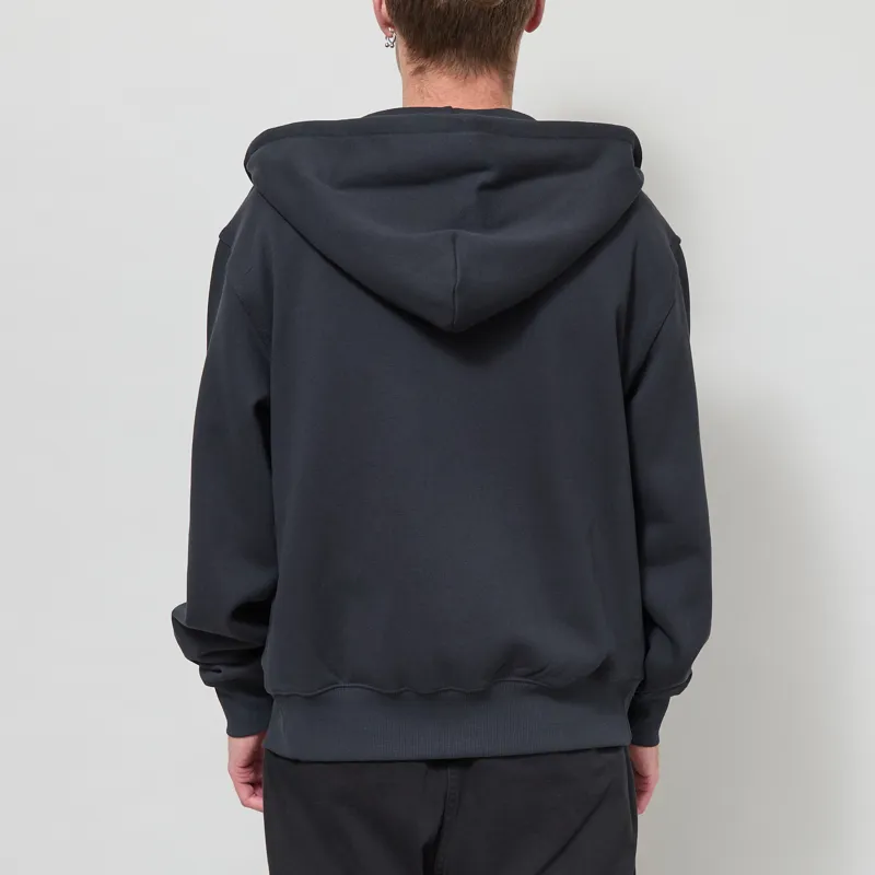 Gramicci One Point Zip Hood Vintage Black-2