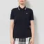 Fred Perry Womens Twin Tipped Polo Shirt Navy Iced Pink