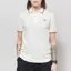 Fred Perry Womens G3600 Twin Tipped Polo Shirt Ecru Lemon Barley Oxblood