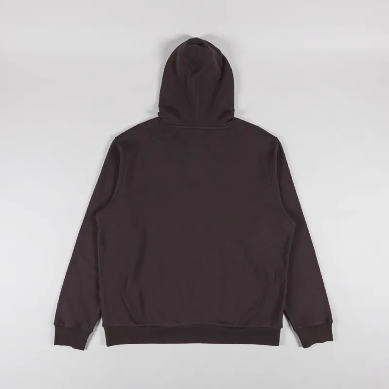 Gramicci GPS Hooded Sweatshirt Dark Brown-1