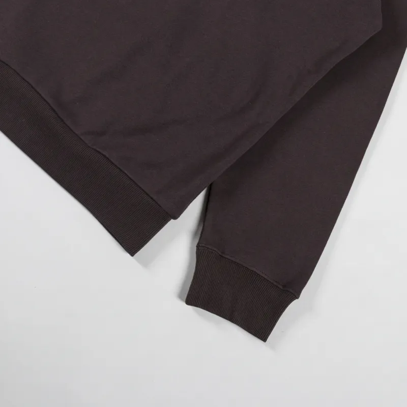 Gramicci GPS Hooded Sweatshirt Dark Brown-5