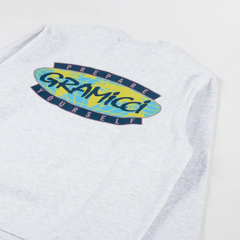 Gramicci Prepare Yourself Sweatshirt Grey Heather-2