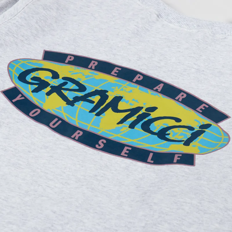 Gramicci Prepare Yourself Sweatshirt Grey Heather-4