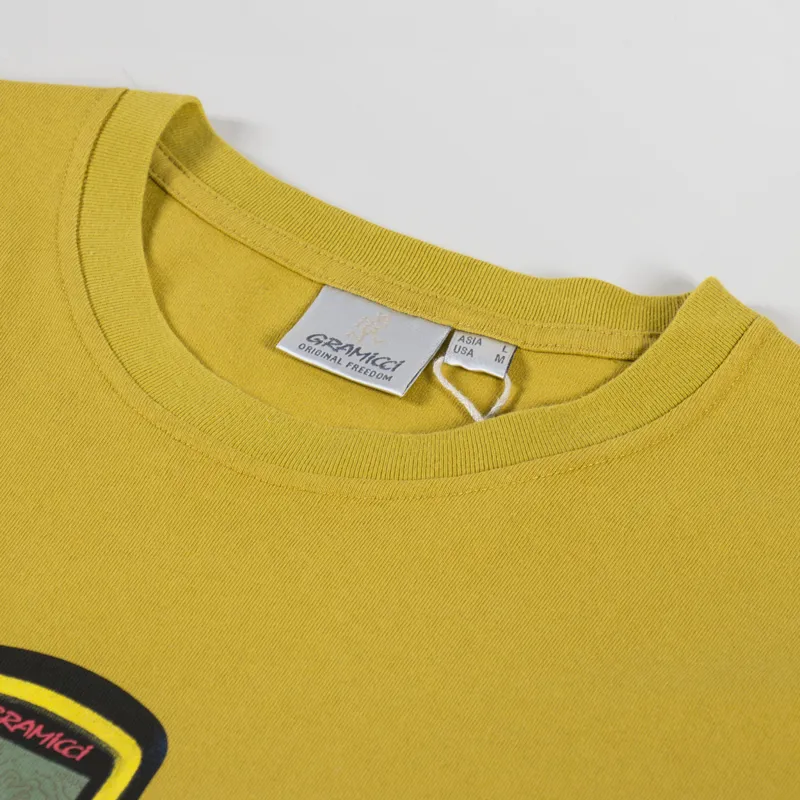 Gramicci GPS Long Sleeve T Shirt Deep Yellow-4