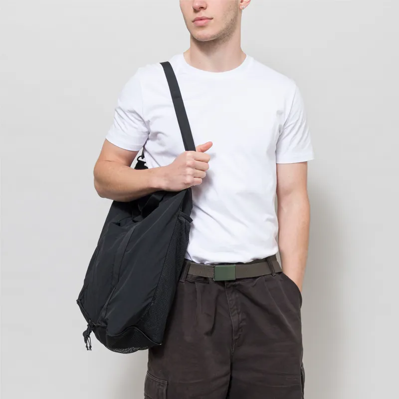 Gramicci Nylon Packable Tote Black-1