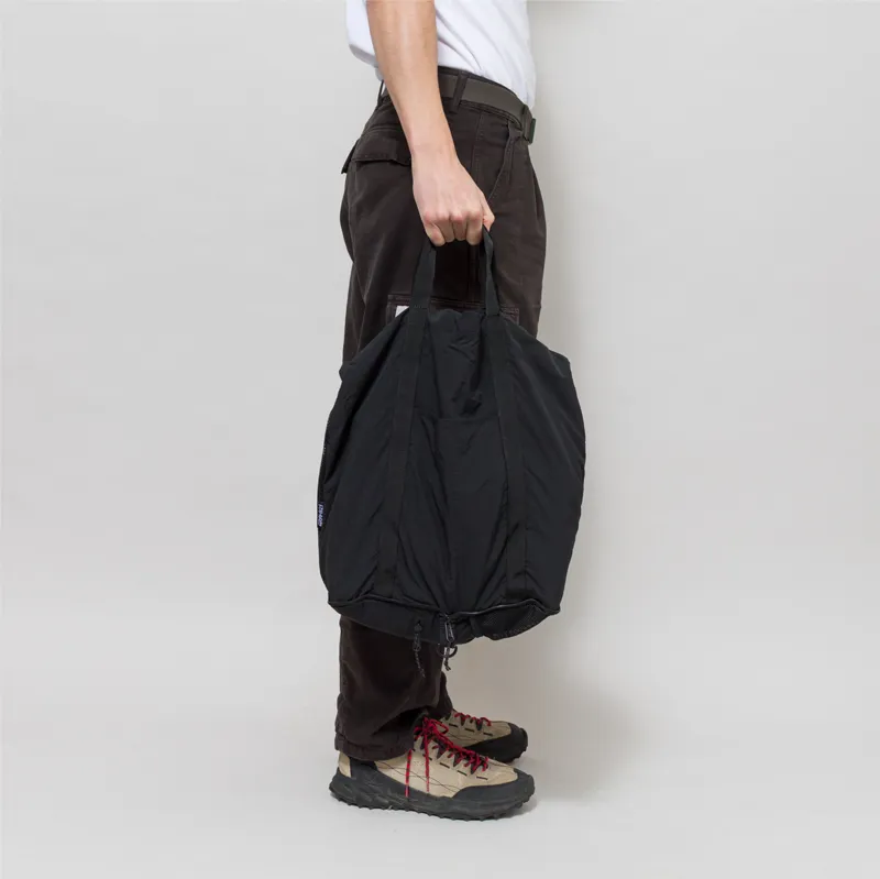 Gramicci Nylon Packable Tote Black-2