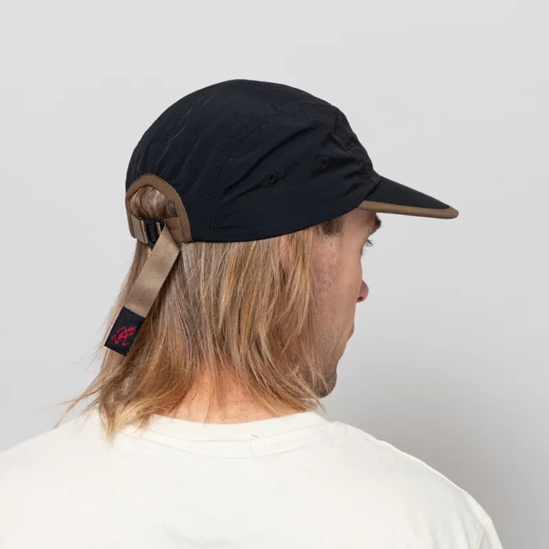 Gramicci Nylon 5 Panel Cap Black-2