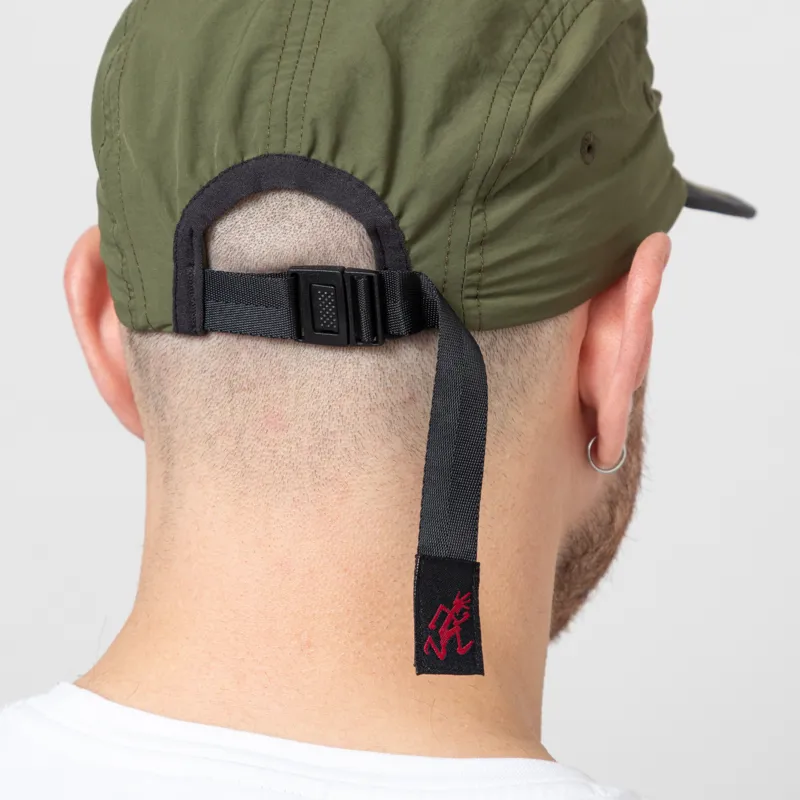 Gramicci Nylon 5 Panel Cap Olive-4