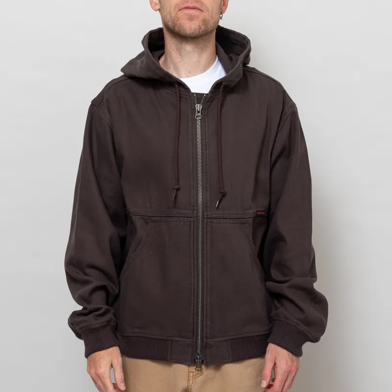 Gramicci El Cap Canvas Hooded Jacket Umber