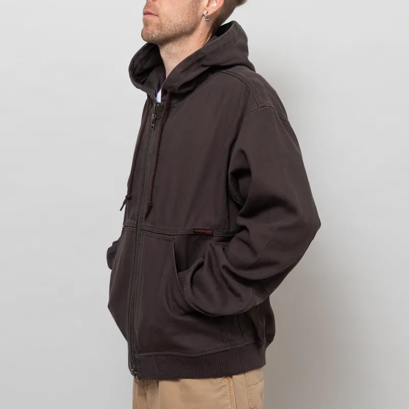 Gramicci El Cap Canvas Hooded Jacket Umber-2