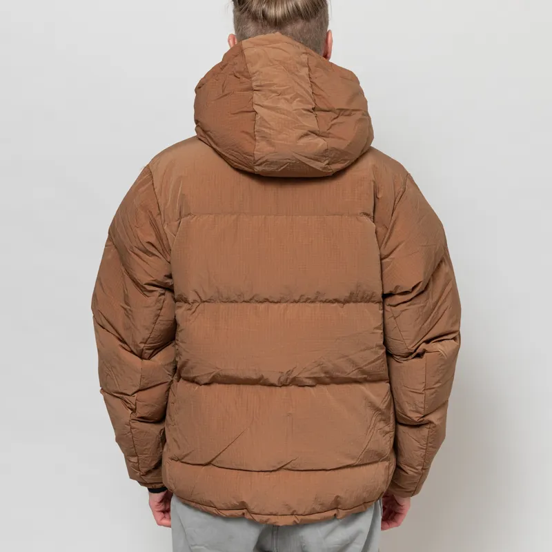 Gramicci Down Puffer Hooded Jacket Brown-3