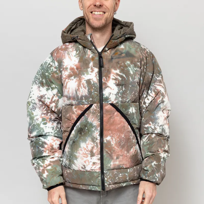 Gramicci Down Puffer Hooded Jacket Tie Dye