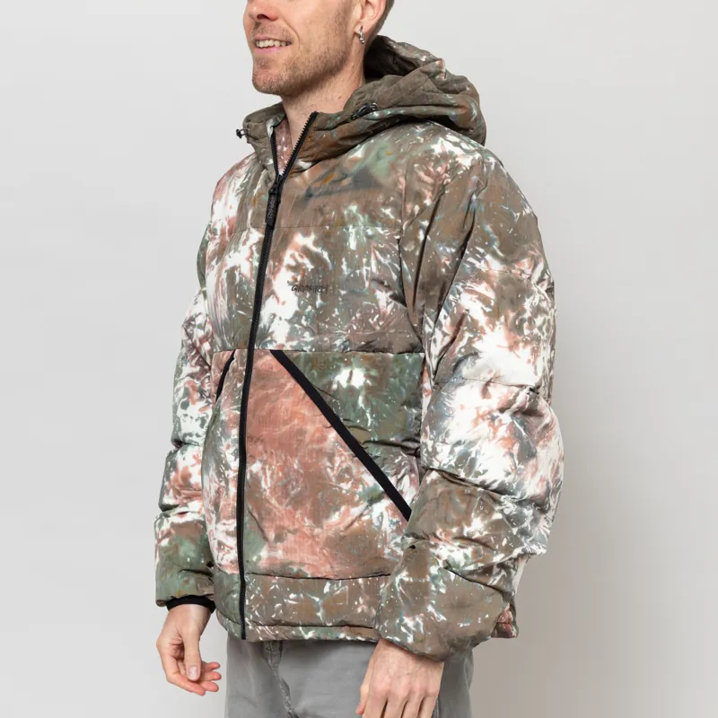Gramicci Down Puffer Hooded Jacket Tie Dye-1