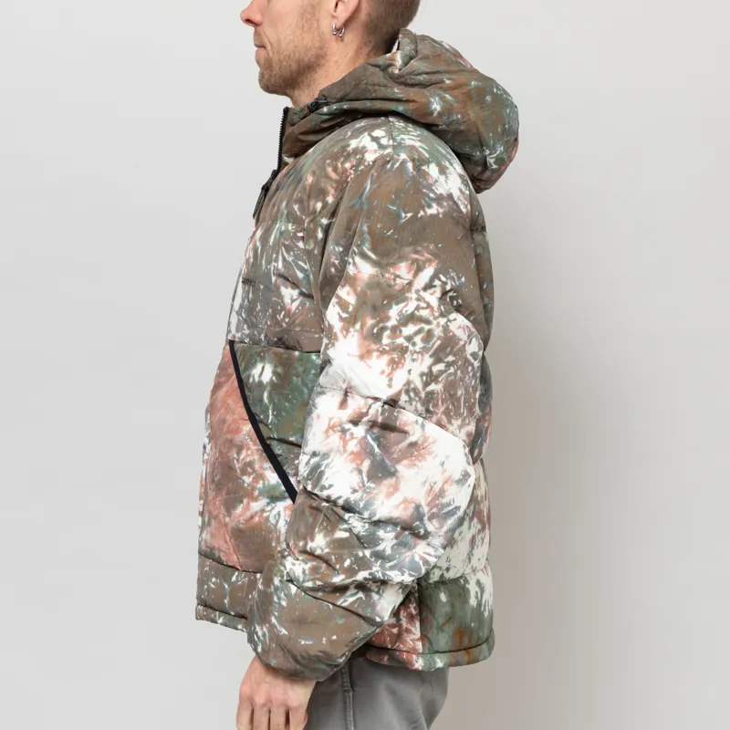 Gramicci Down Puffer Hooded Jacket Tie Dye-2