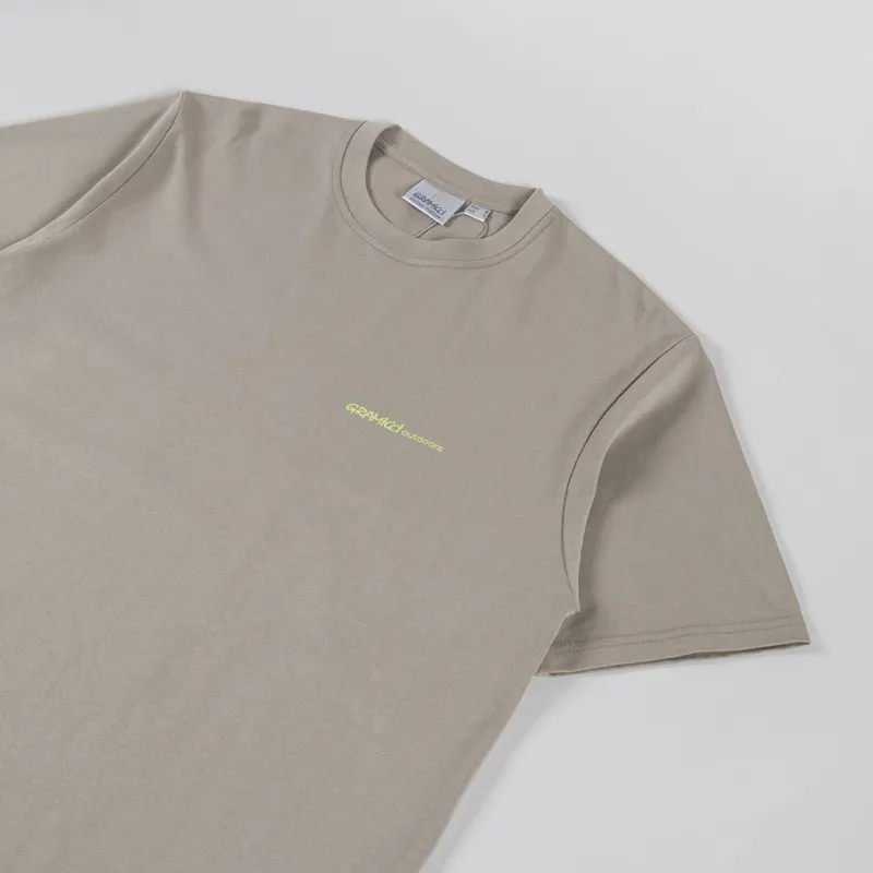 Gramicci Hurricane T Shirt Beige-3